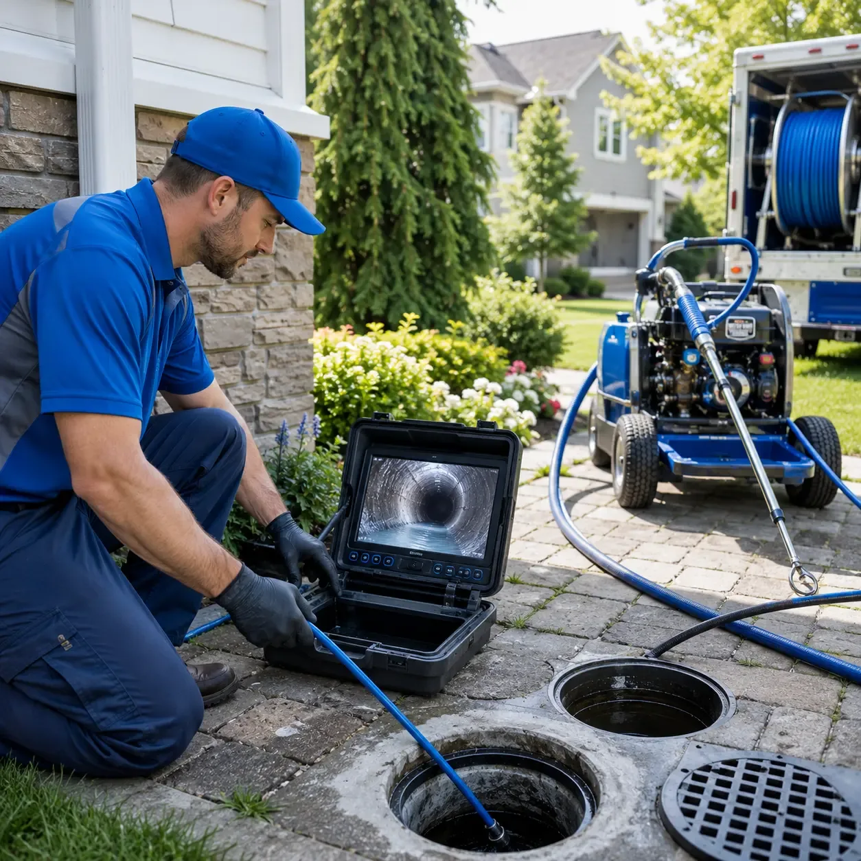 Outdoor drain cleaning professionals serving Lima, IL